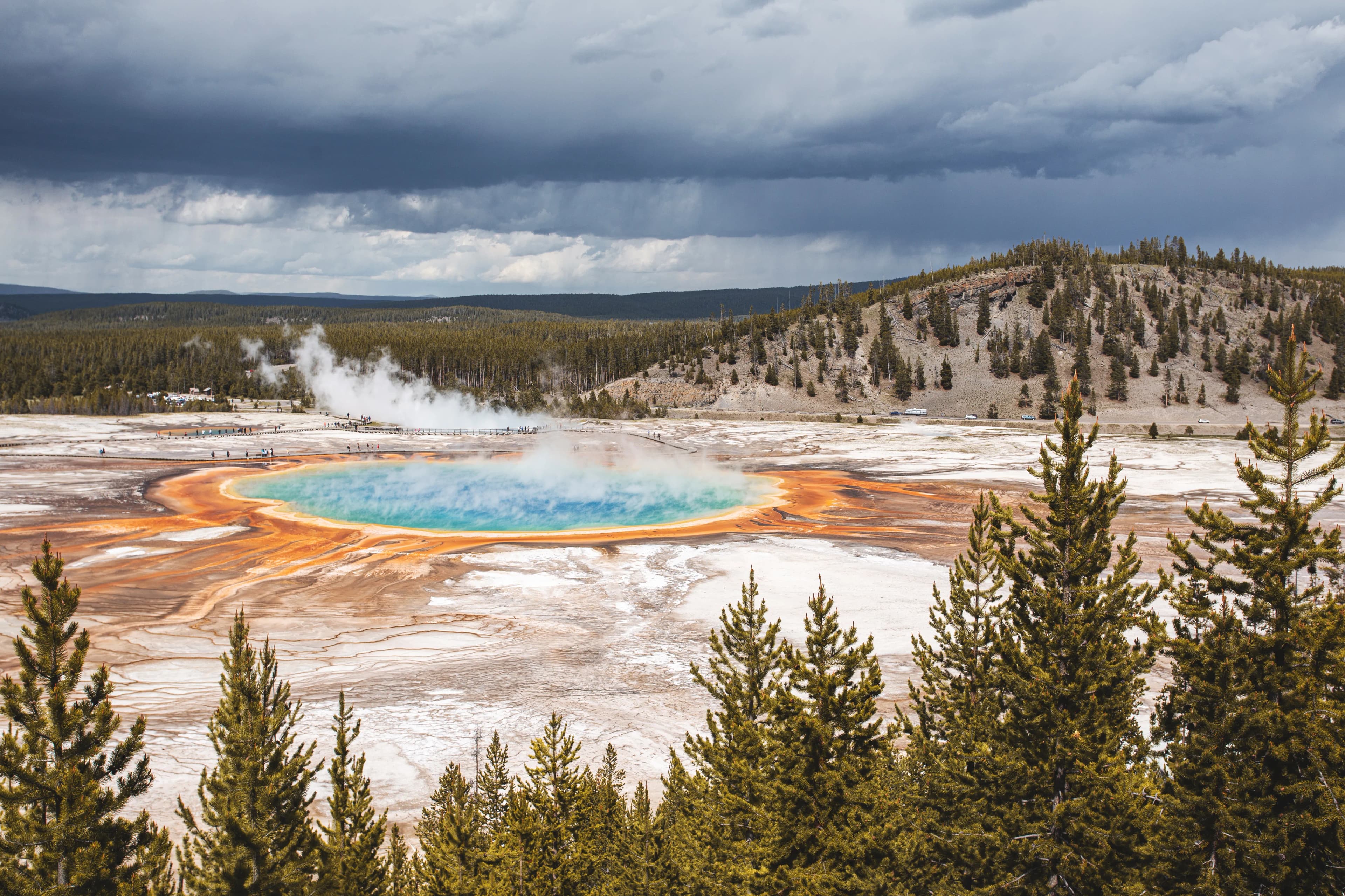 Grand Prismatic Spring à Yellowstone