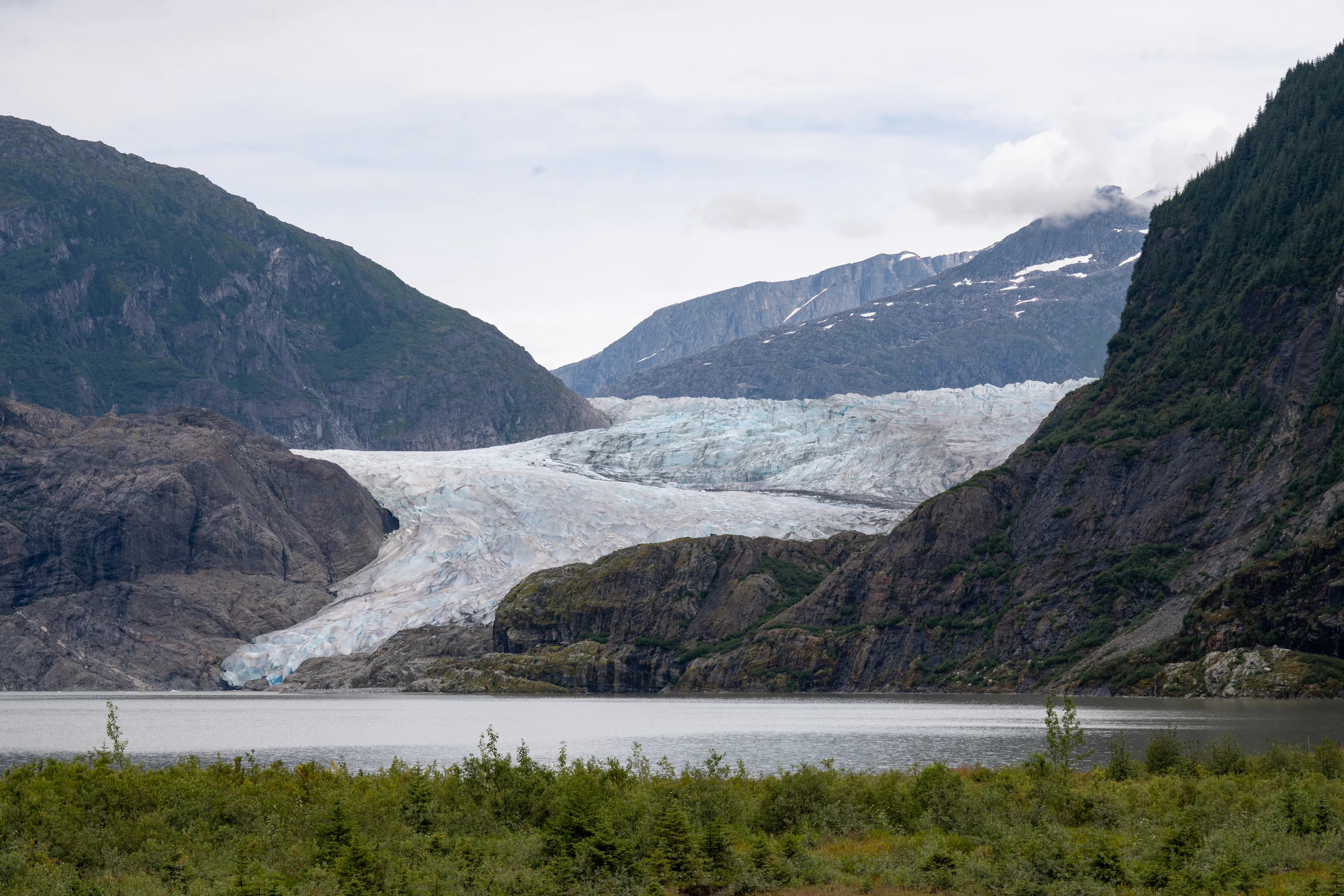 Glacier Mendenhall en Alaska